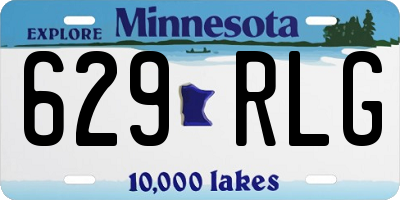 MN license plate 629RLG