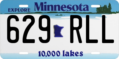 MN license plate 629RLL