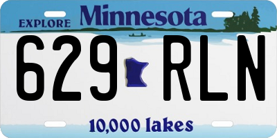 MN license plate 629RLN