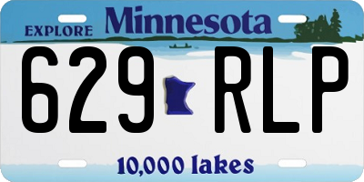 MN license plate 629RLP
