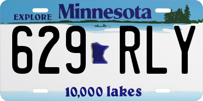 MN license plate 629RLY