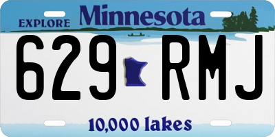 MN license plate 629RMJ