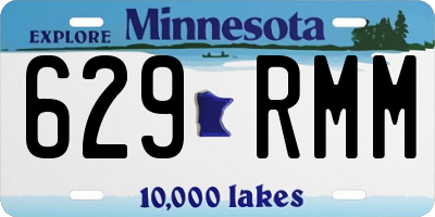 MN license plate 629RMM