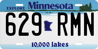 MN license plate 629RMN