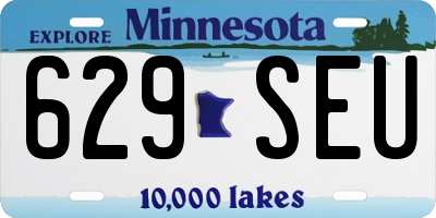 MN license plate 629SEU