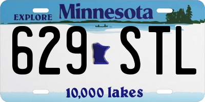 MN license plate 629STL
