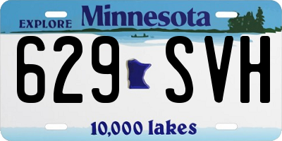 MN license plate 629SVH