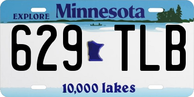 MN license plate 629TLB