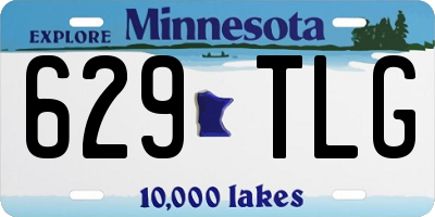 MN license plate 629TLG