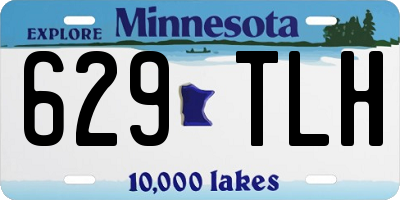 MN license plate 629TLH