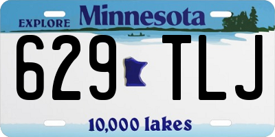 MN license plate 629TLJ