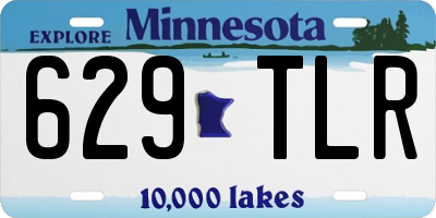 MN license plate 629TLR