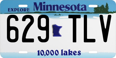 MN license plate 629TLV