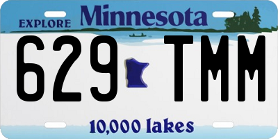 MN license plate 629TMM