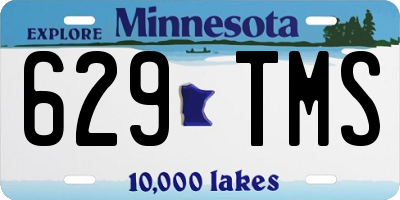 MN license plate 629TMS