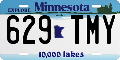 MN license plate 629TMY