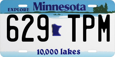 MN license plate 629TPM