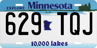 MN license plate 629TQJ