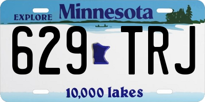MN license plate 629TRJ