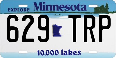 MN license plate 629TRP