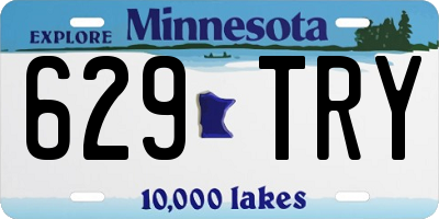 MN license plate 629TRY