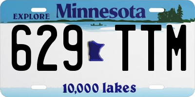 MN license plate 629TTM