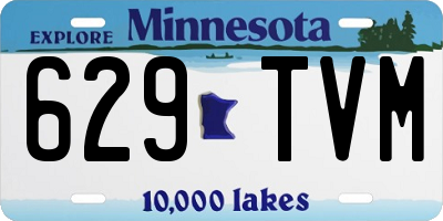 MN license plate 629TVM