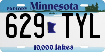 MN license plate 629TYL