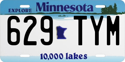 MN license plate 629TYM