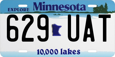 MN license plate 629UAT