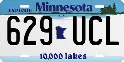 MN license plate 629UCL