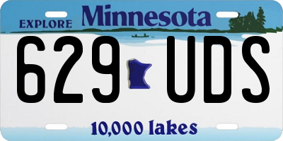 MN license plate 629UDS