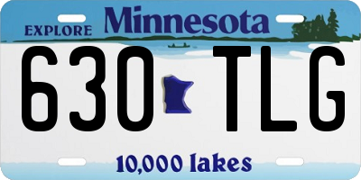 MN license plate 630TLG