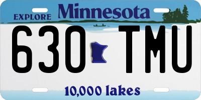 MN license plate 630TMU