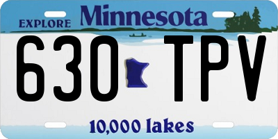 MN license plate 630TPV