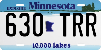 MN license plate 630TRR