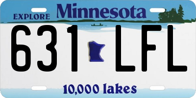 MN license plate 631LFL