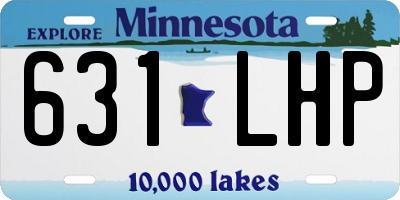 MN license plate 631LHP