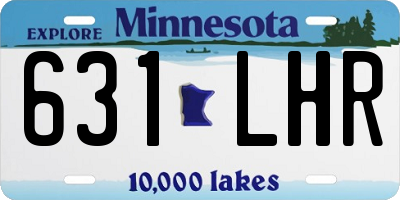 MN license plate 631LHR