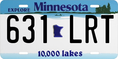 MN license plate 631LRT