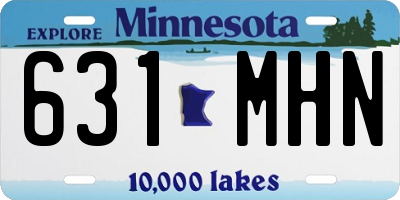 MN license plate 631MHN