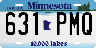 MN license plate 631PMQ