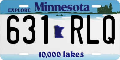 MN license plate 631RLQ