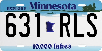 MN license plate 631RLS