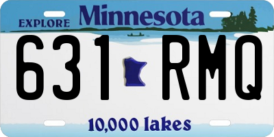 MN license plate 631RMQ