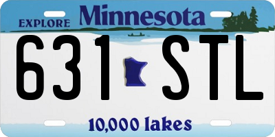 MN license plate 631STL