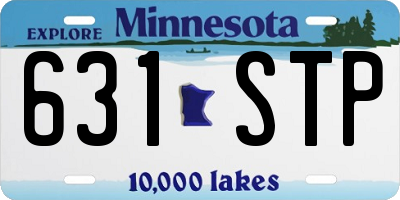 MN license plate 631STP