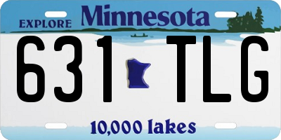 MN license plate 631TLG