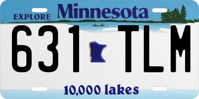 MN license plate 631TLM