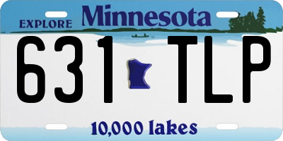 MN license plate 631TLP
